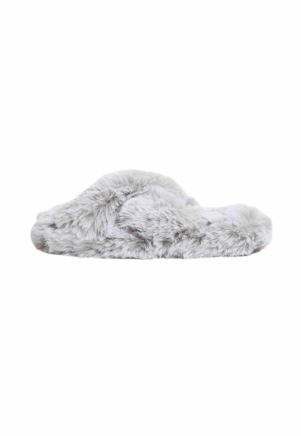 Тапочки Mules Lipsy, серый