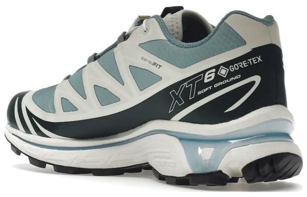 Кроссовки x kith xt-6 gtx gore-tex blue cream 472068 Salomon, бежевый — фото 4