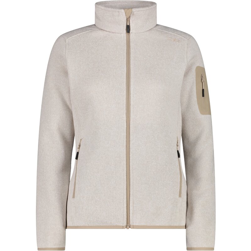 

Под курткой флисовая куртка женская куртка Cmp, цвет vaniglia-bianco 04xt