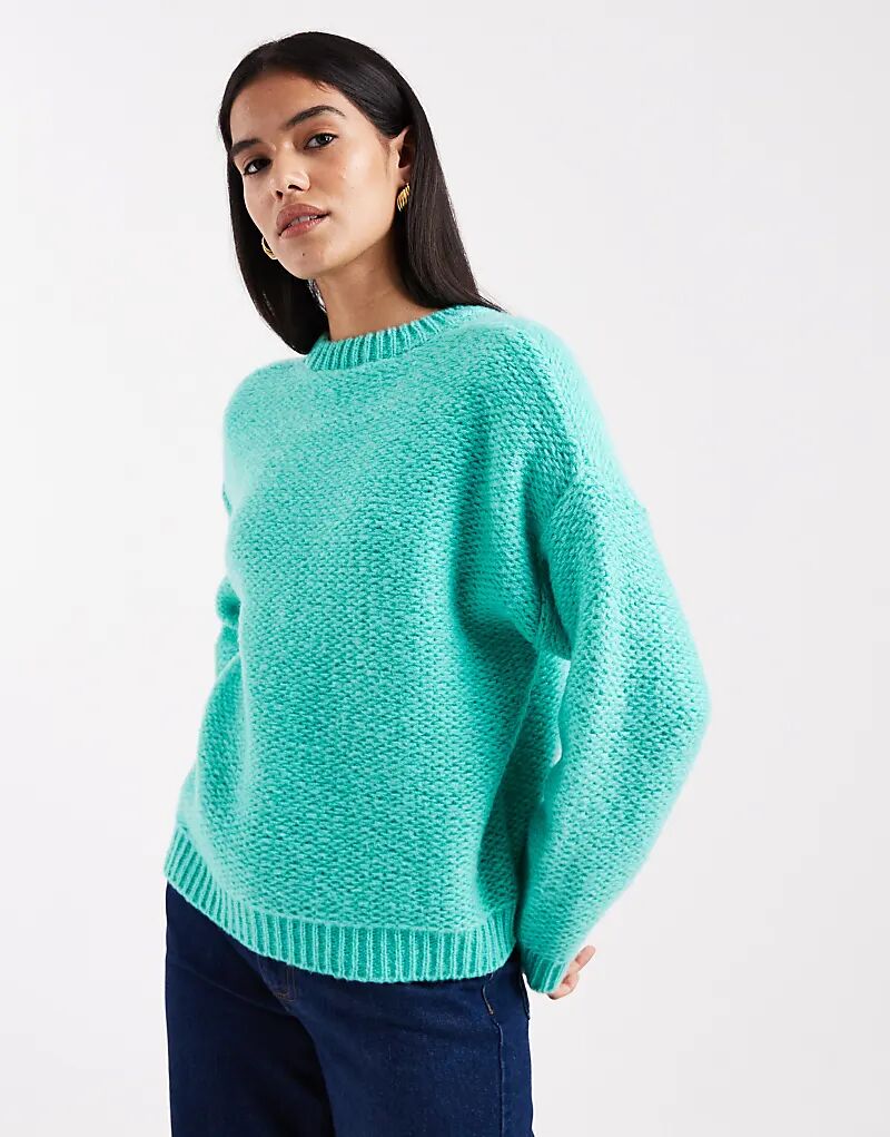 

Джемпер Miss Selfridge из букле бирюзового цвета