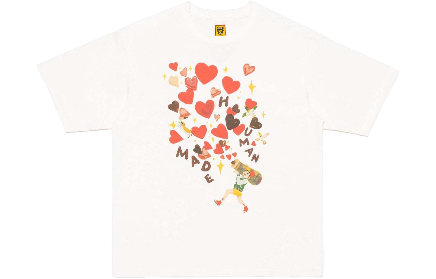 

HUMAN MADE Футболка x KEIKO SOOTOME SS24 унисекс белая