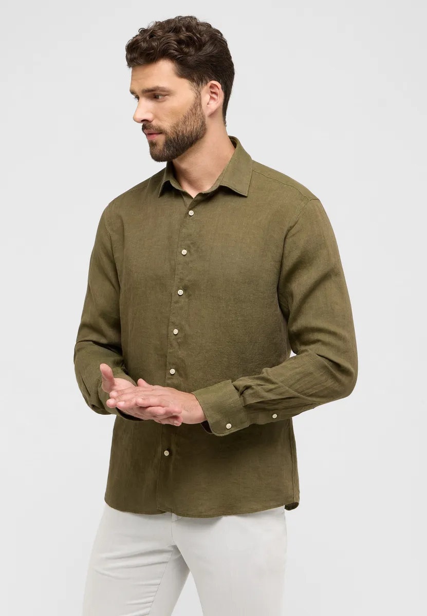 

Рубашка Eterna с длинными рукавами "MODERN FIT", зеленый