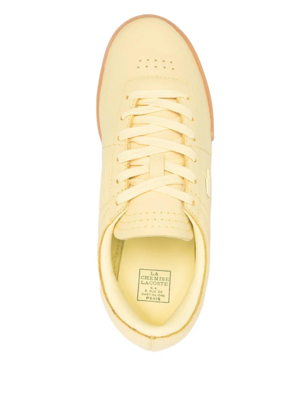 Кроссовки Aura Runway Lacoste, желтый — фото 4