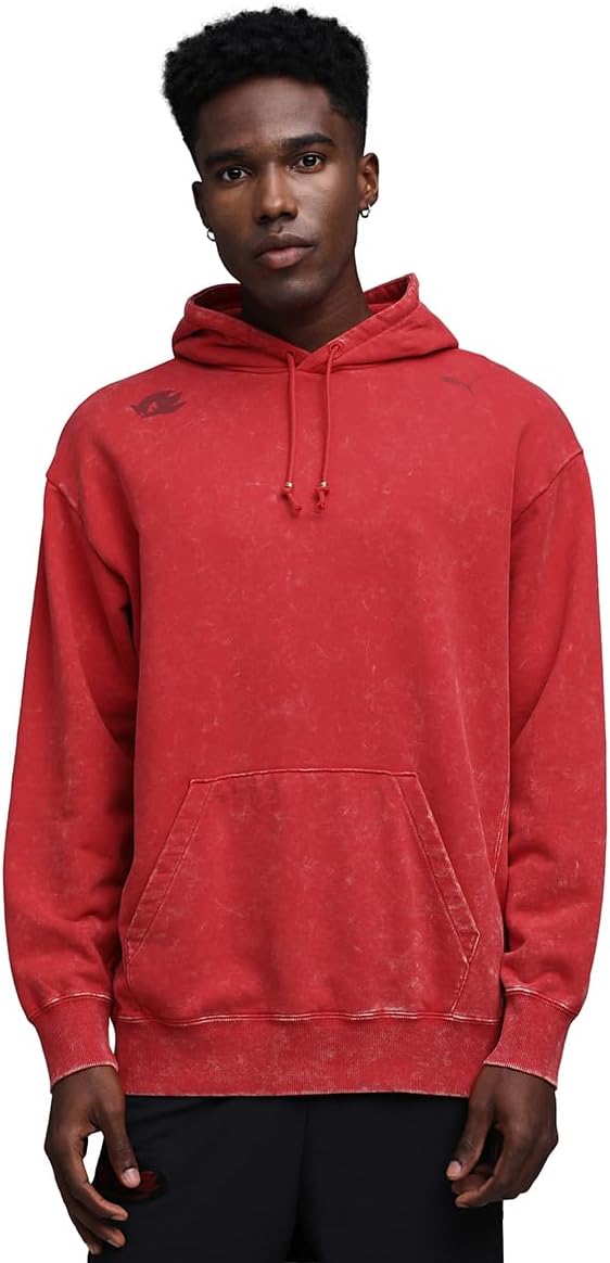 

Мужская повседневная спортивная толстовка Puma TR 632408 Prime Puma X SONIC RELAXED GRAPHIC, красный