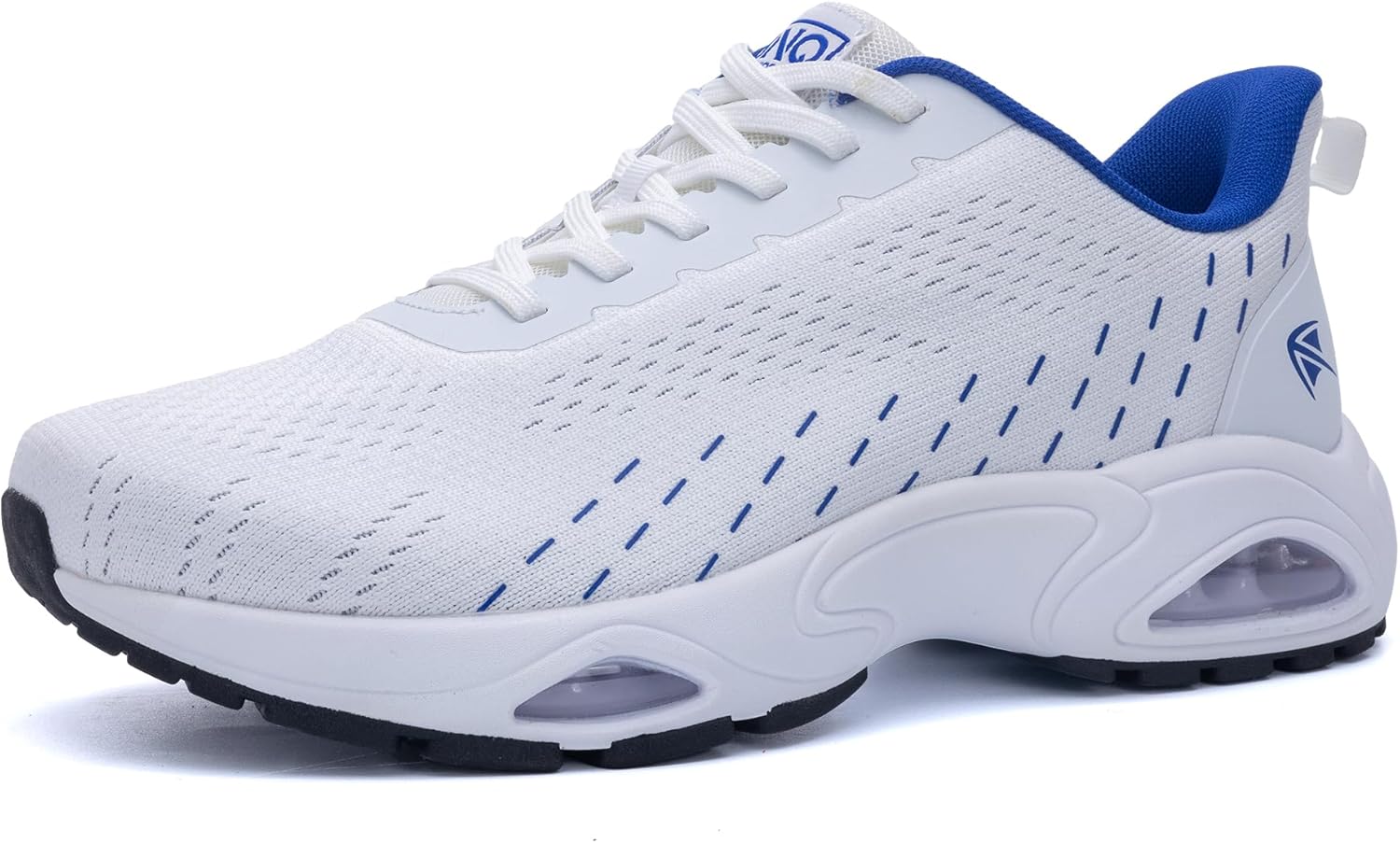 

Мужские кроссовки с широкой носочной частью и поддержкой свода стопы, ортопедические кроссовки при плантарном фасците, спортивные обувь с амортизацией для бега для облегчения болей в ногах, размеры США 8-13 W Winbet, Whiteblue-1