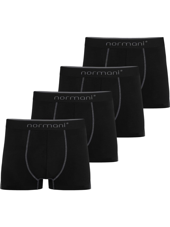 

Боксеры normani 4 Herren aus Baumwolle, серый