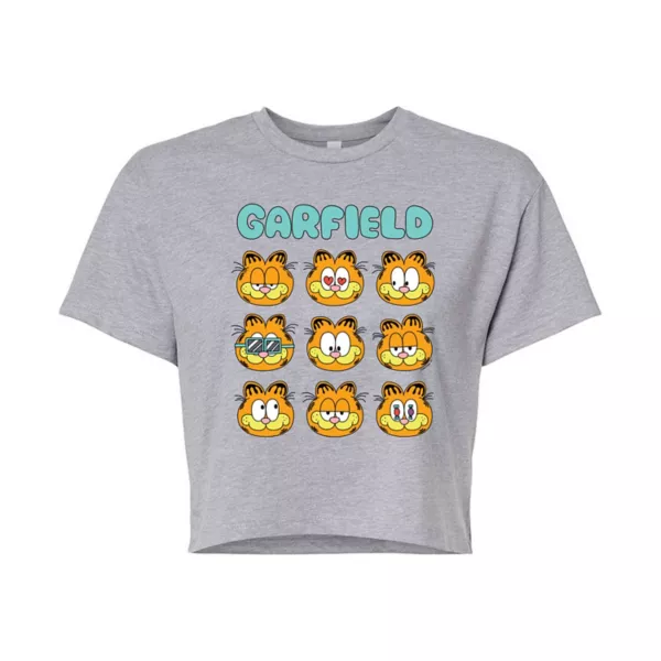 

Детская укороченная футболка Garfield Moods Licensed Character, серый