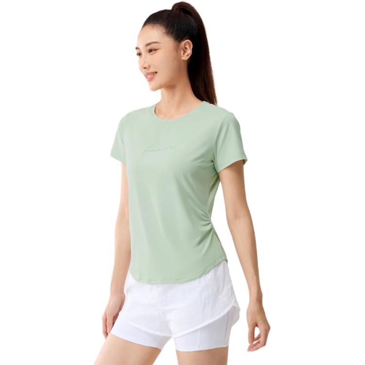 

361° Футболка Women's Sea Bubble Green Crew Neck тонкая прямая посадка