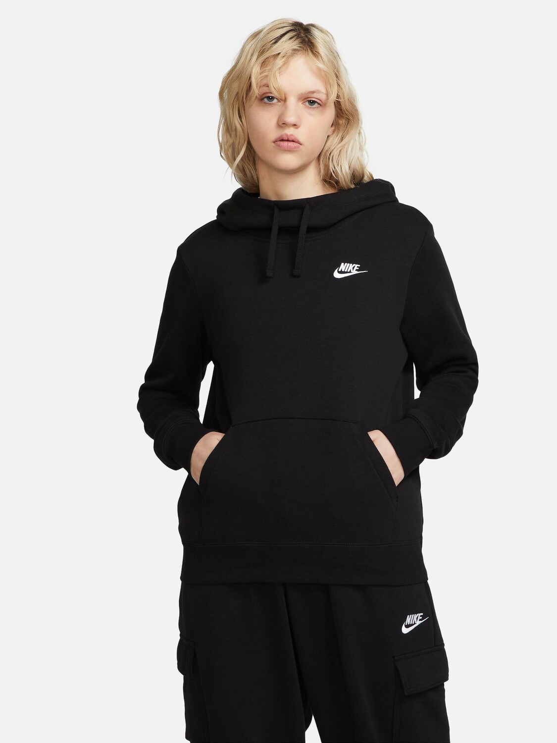 

Толстовка Nike W CLUB FLC FNL STD, черный