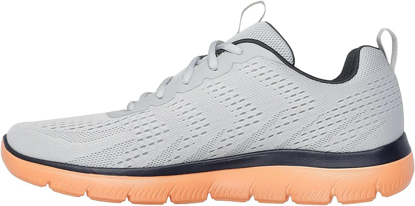 Мужские кроссовки Skechers Arch Fit Takar, Gyor Gray Orange — фото 3