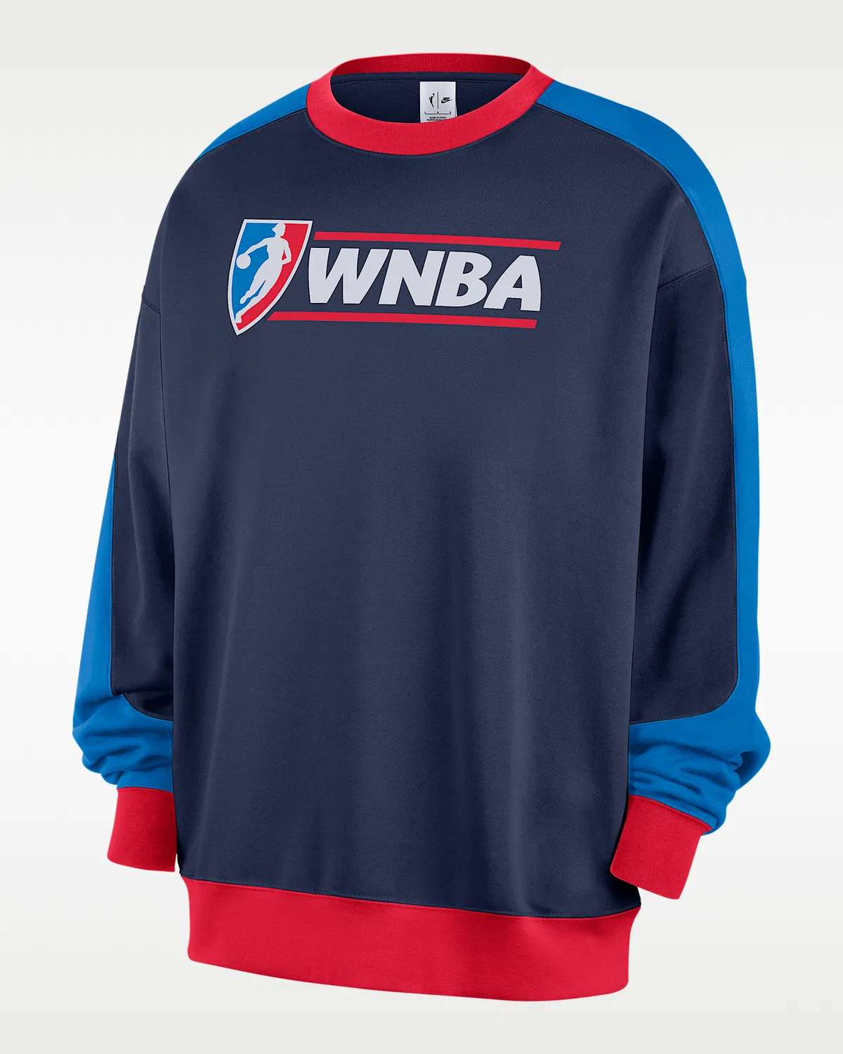 Флисовая кофта Nike WNBA 30th, Midnight Navy/Action Red/Light Photo Blue/White