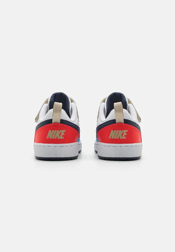Кроссовки унисекс court borough recraft Nike Sportswear, White/Thunder Blue/Light Crimson/Blue Beyond — фото 3