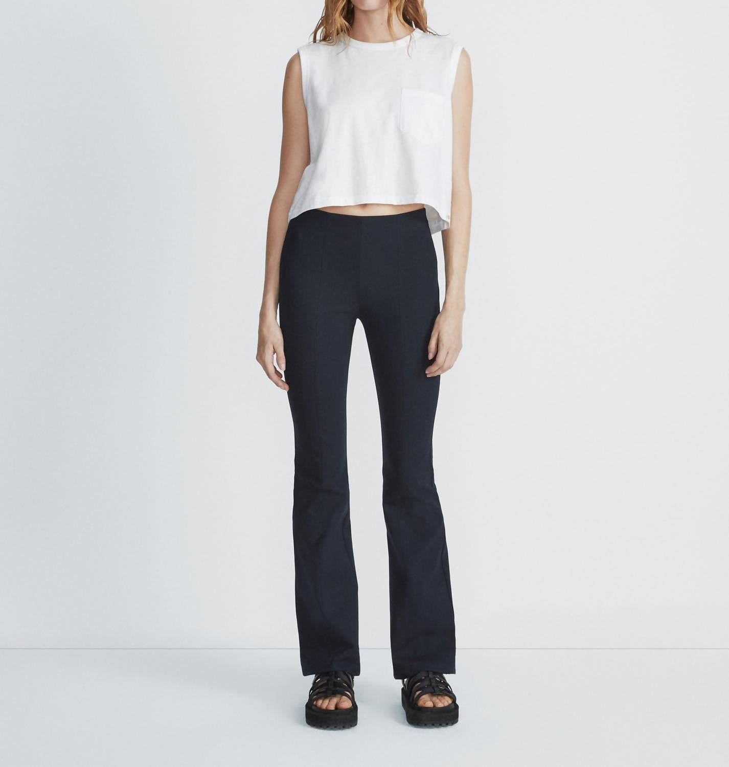 

Брюки клеш Simone черного цвета rag & bone