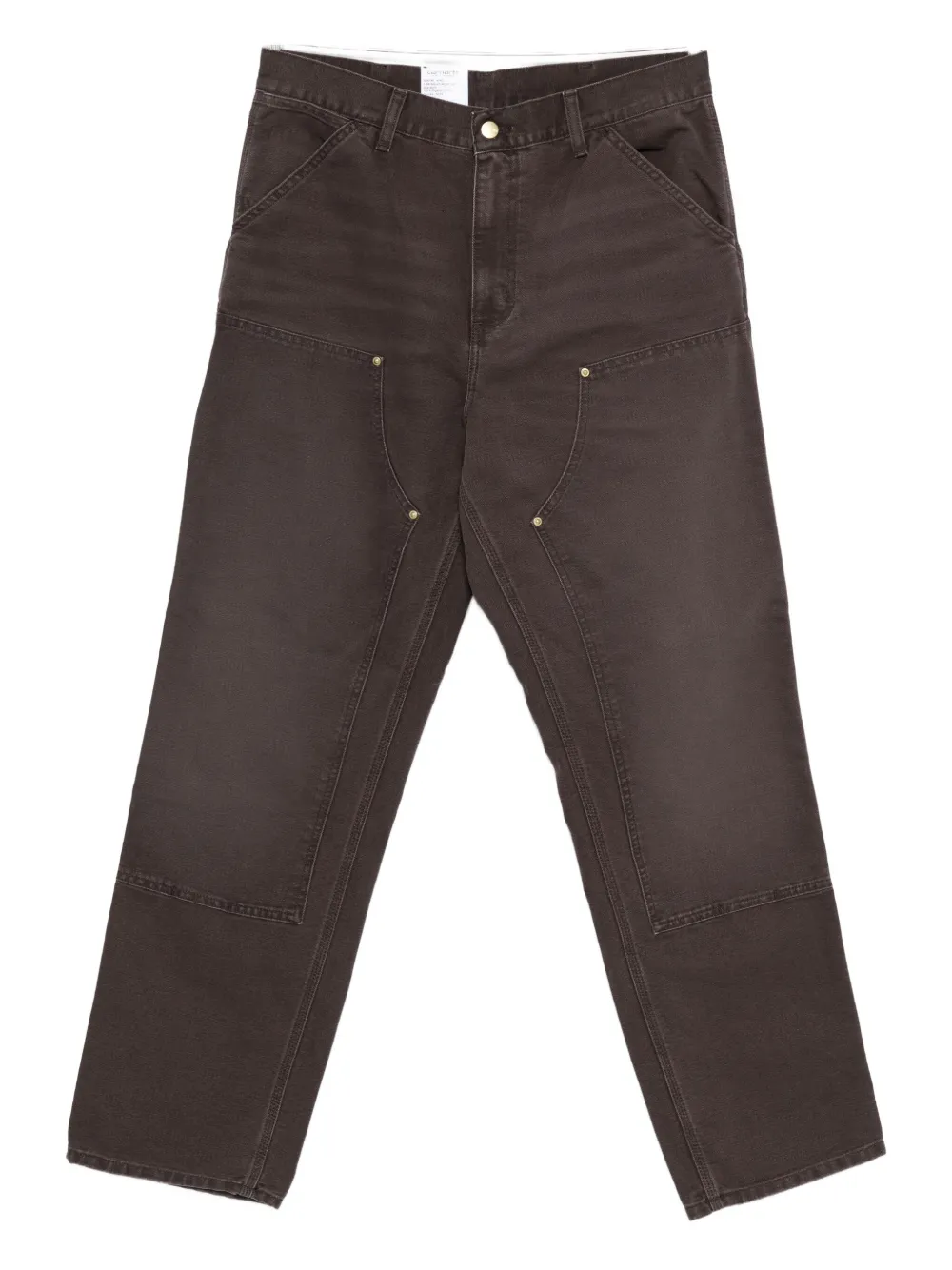 

Джинсы из хлопка с карманами на коленях CARHARTT WIP, коричневый