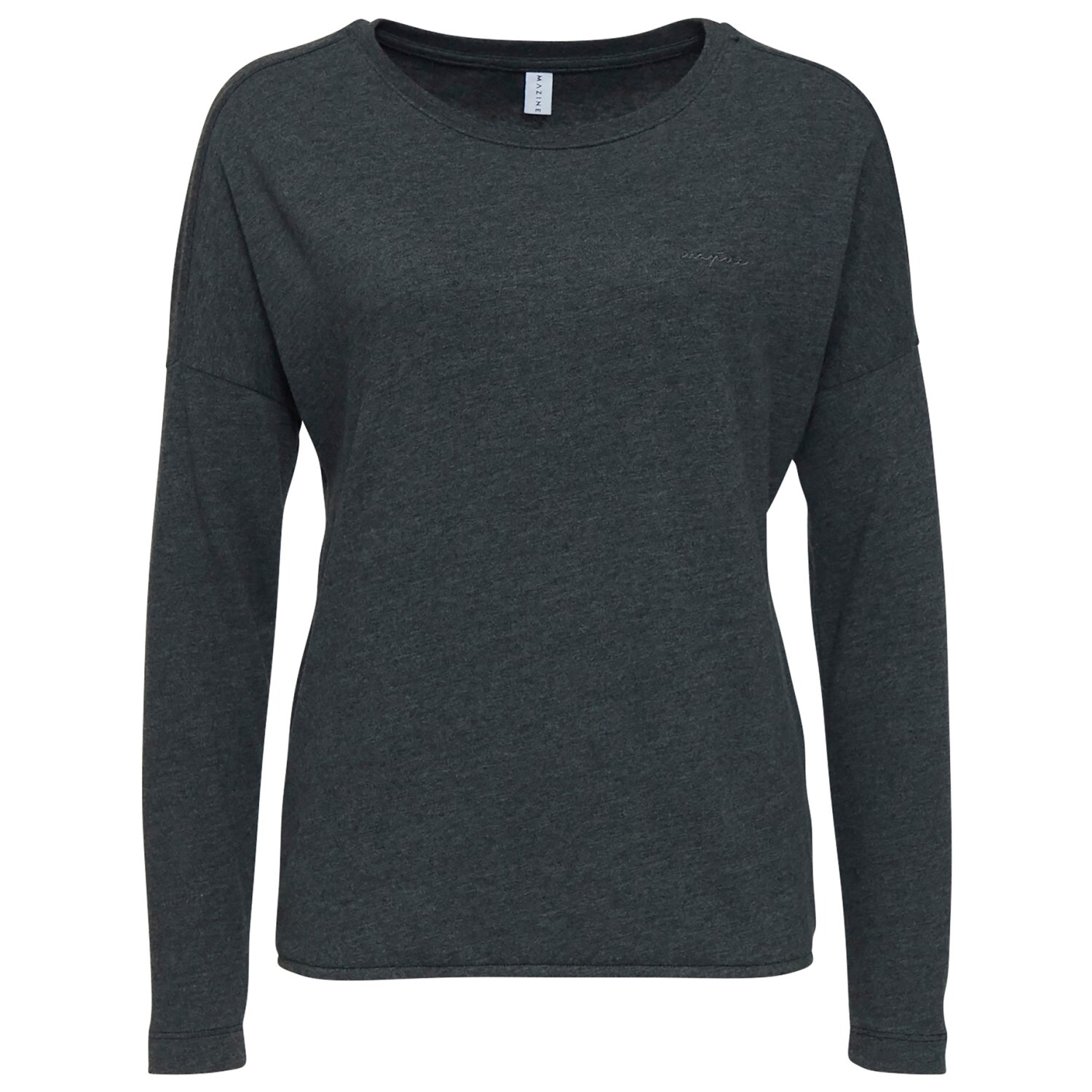 

Лонгслив Mazine Celeste Longsleeve, цвет Black Melange
