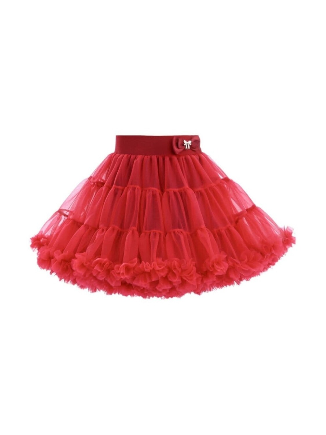 

Mimi Tutu юбка из тюля с бантом, красный