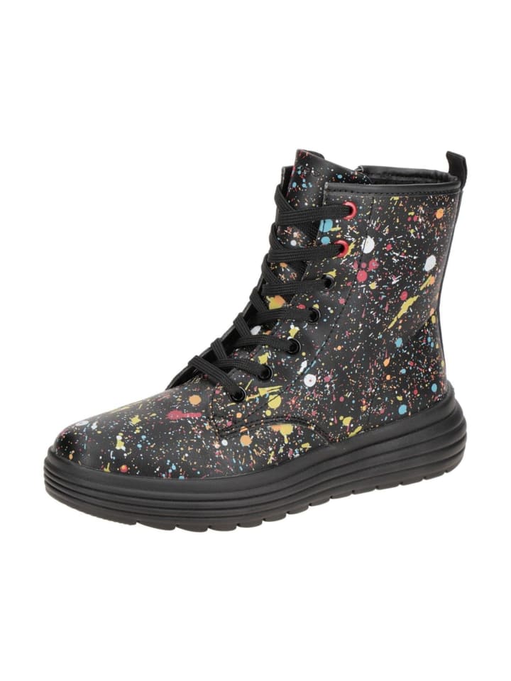 

Geox Черные ботинки на шнуровке