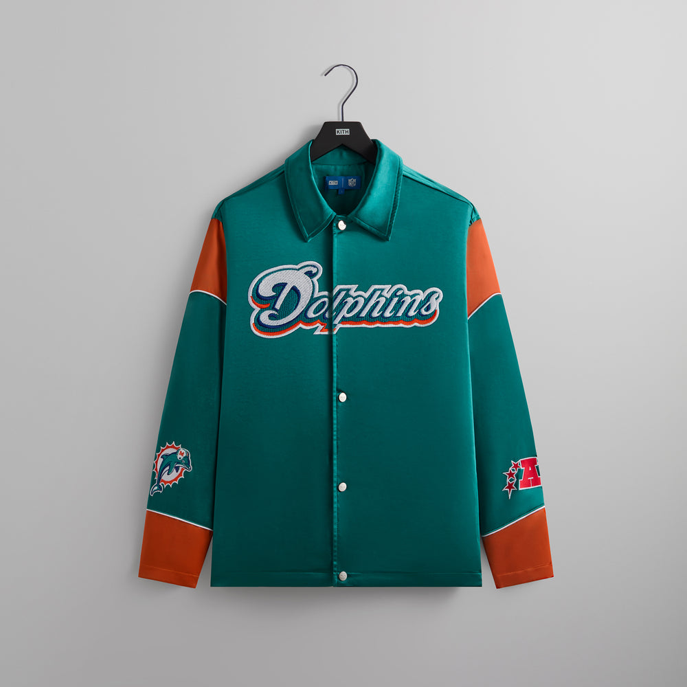 

Куртка Kith & '47 for the NFL: Dolphins Kieran Coaches Jacket, цвет Center