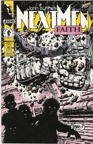 

John Byrne's Next Men #19 (Faith: Part 1) October 1993 (Dark Horse Comics)