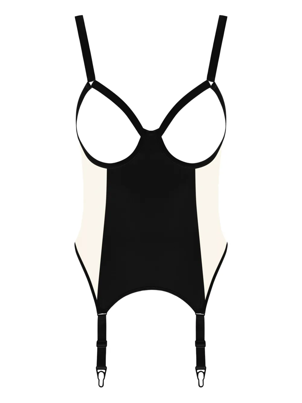 

Боди с открытой грудью Maison Close, черный