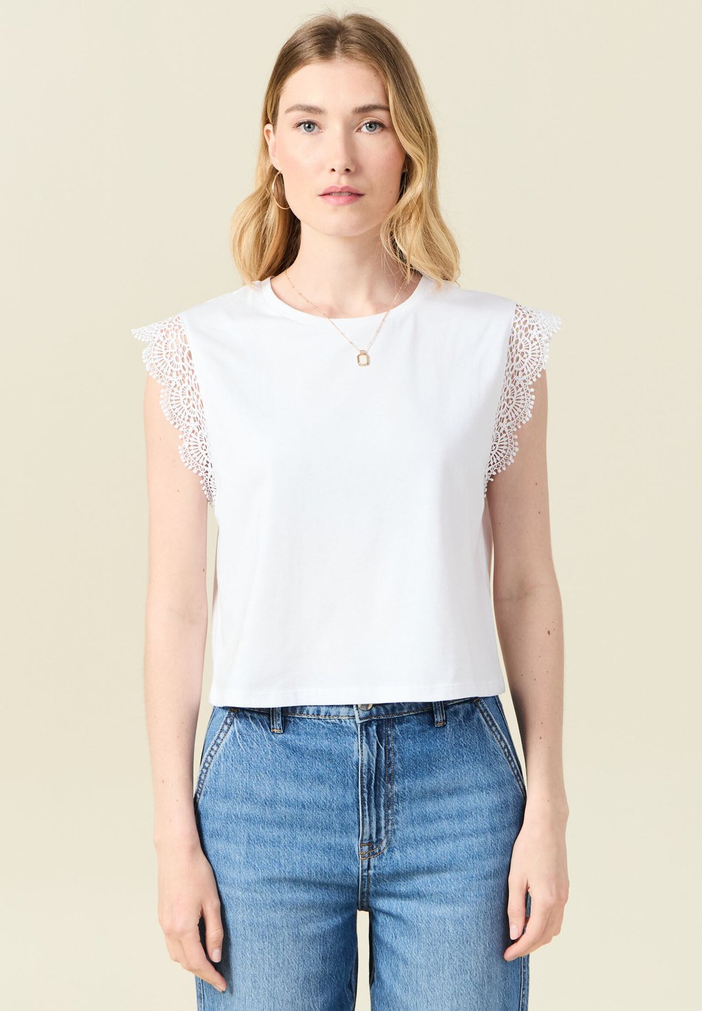 

Футболка с принтом BONOBO Jeans, белый