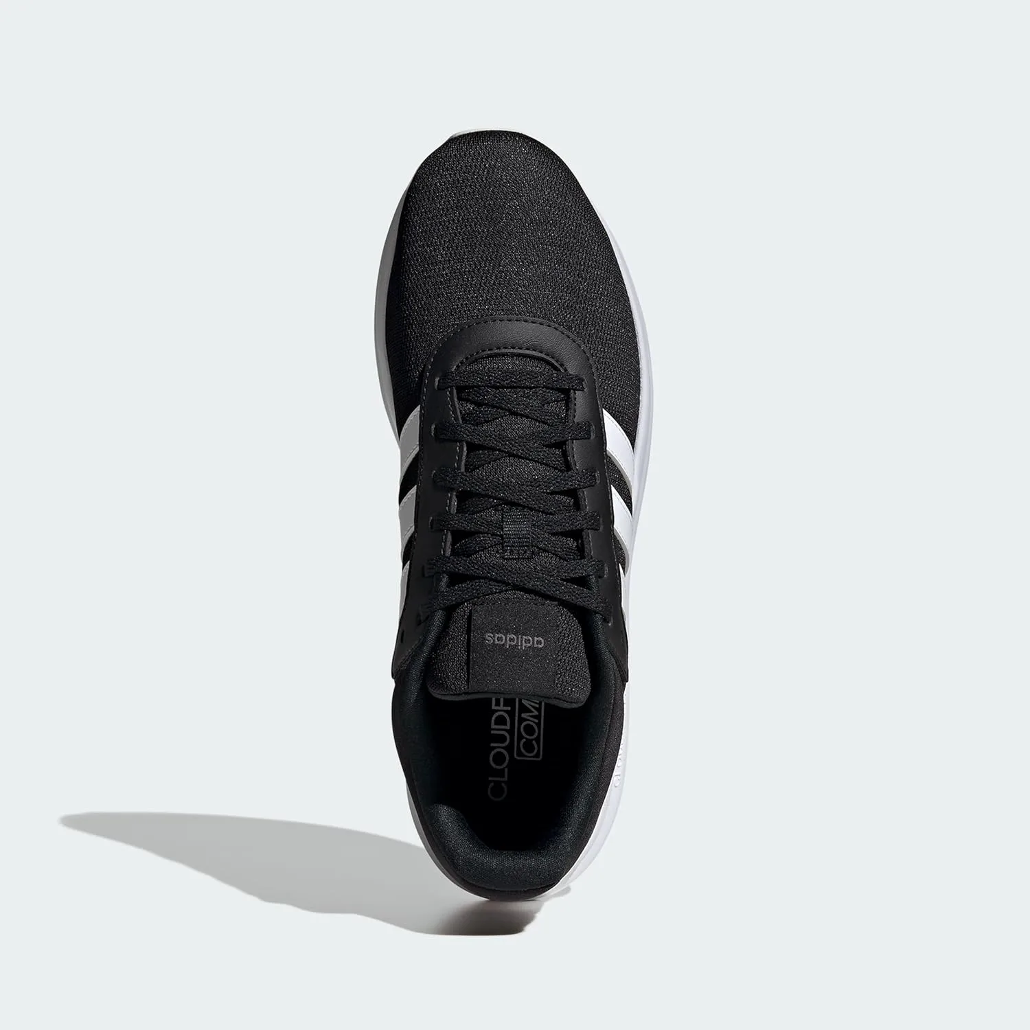 Мужские кроссовки Adidas Lite Racer 4.0, черный/белый/серый — фото 4