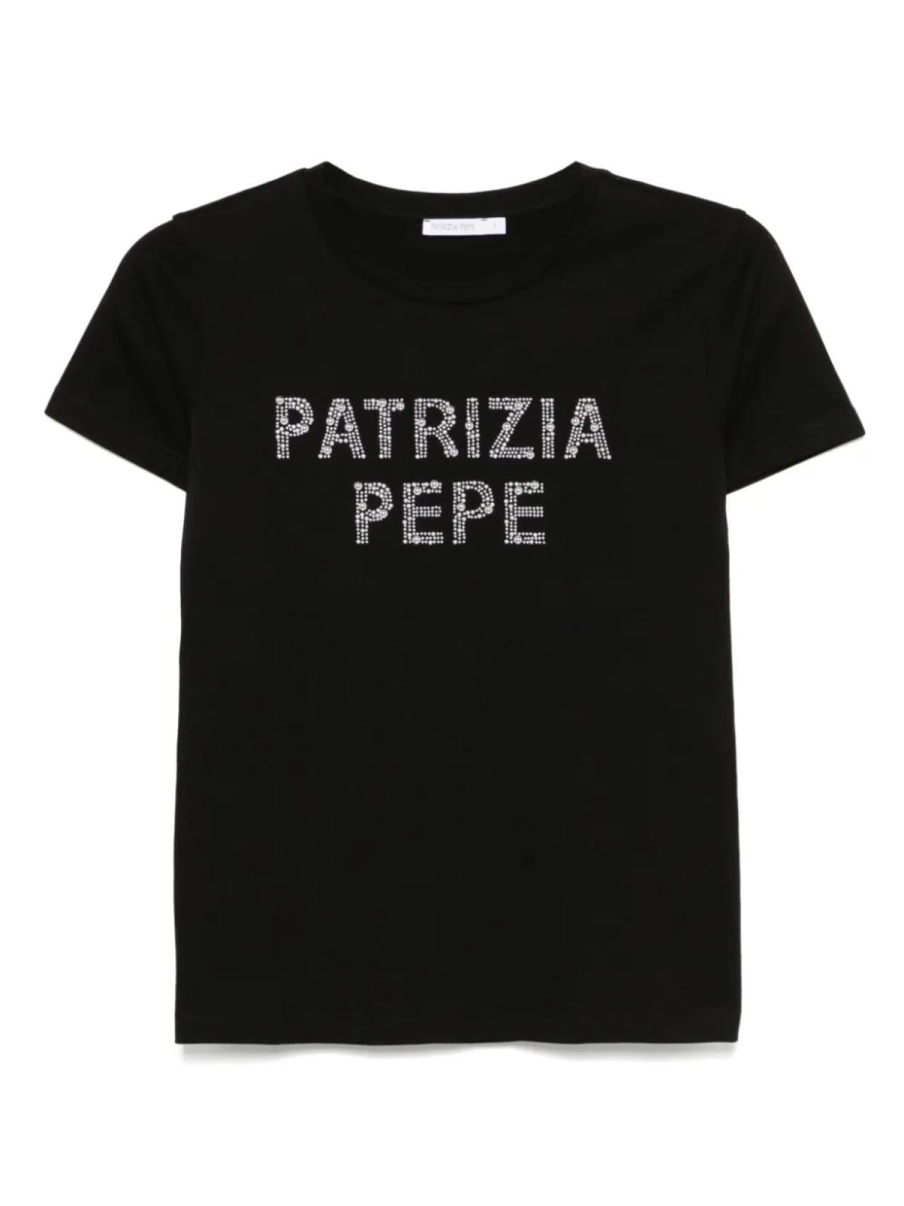 

Футболка с аппликацией логотипа Patrizia Pepe, черный