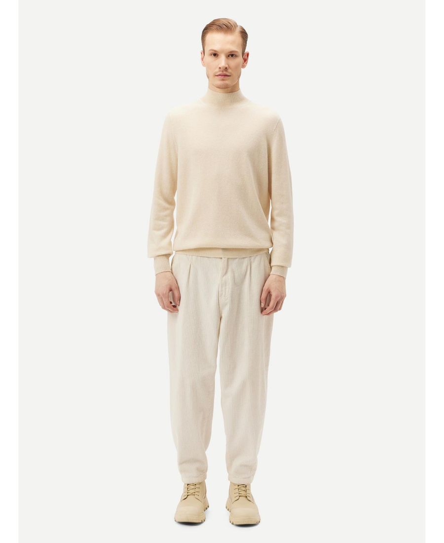 

Мужской свитер с высоким воротником Gobi Cashmere, Neutral-vaporous gray