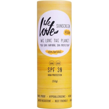 

Солнцезащитный стик Spf30 50 г, We Love The Planet