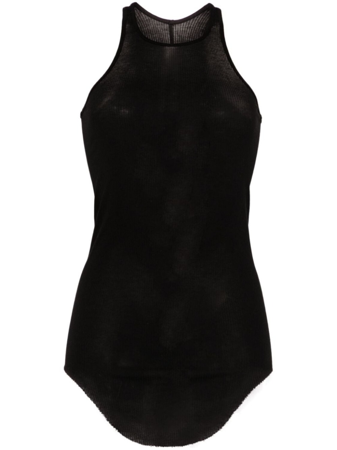 

Rick Owens топ с тонкими ребрами, черный