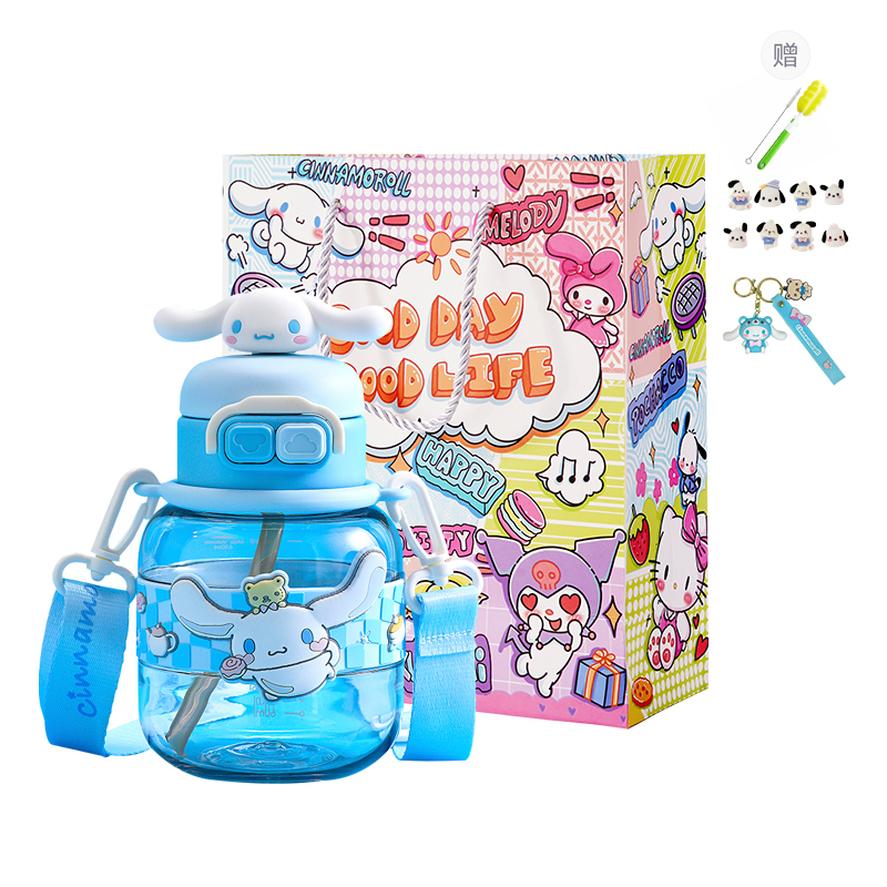 

Пластиковые стаканы для воды материал tritan kuromi cinnamoroll 630мл Sanrio, синий