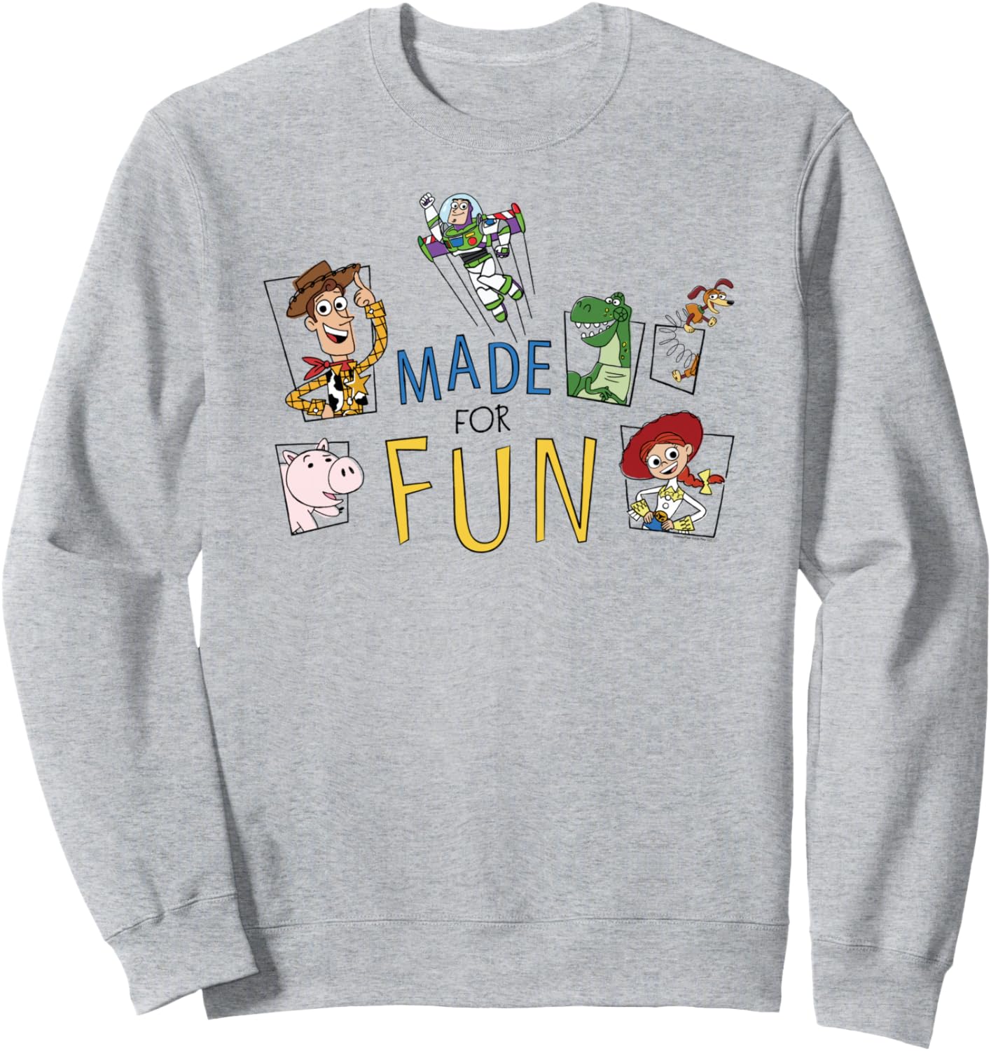 

Забавная толстовка Disney Pixar Toy Story Crew Fun, синяя, Синий, Забавная толстовка Disney Pixar Toy Story Crew Fun, синяя