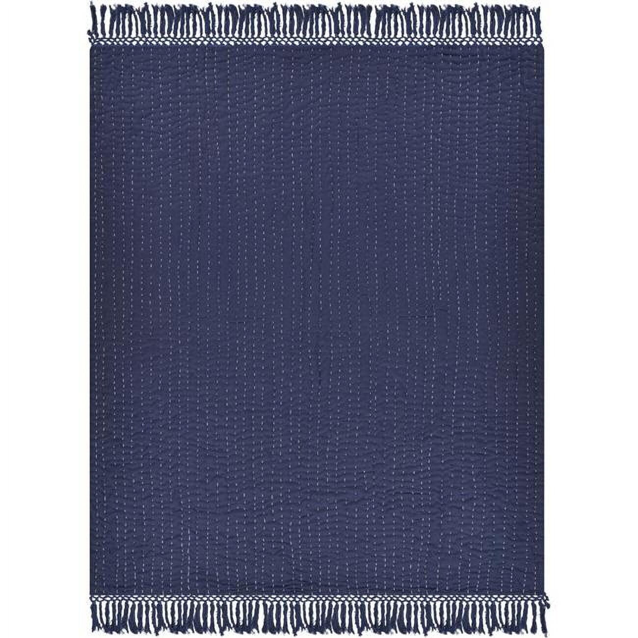 

Одеяло хлопковое Fancy Fixtures, синий