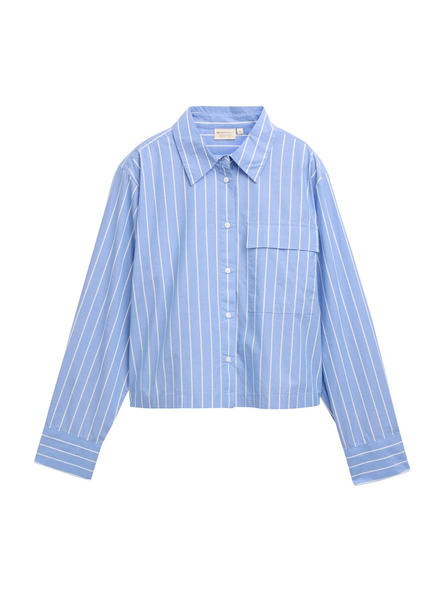 

Блуза TOM TAILOR DENIM, светло-синий