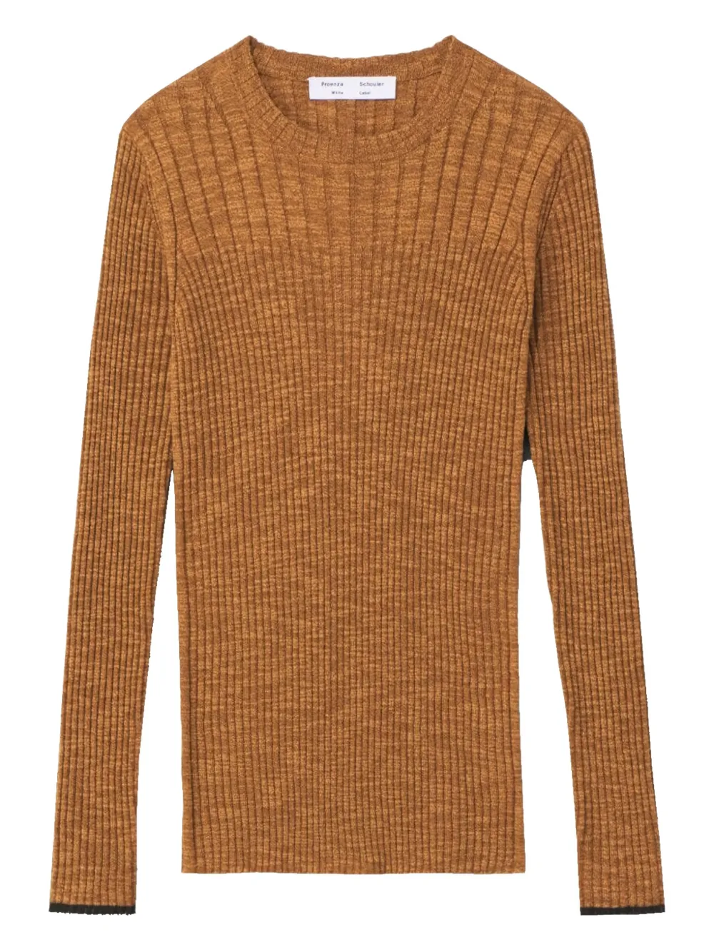 

Топ в рубчик с открытой спиной Proenza Schouler, коричневый