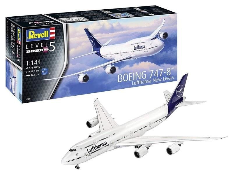 

Revell, новый Boeing 747-8 Lufthansa, пластиковая модель