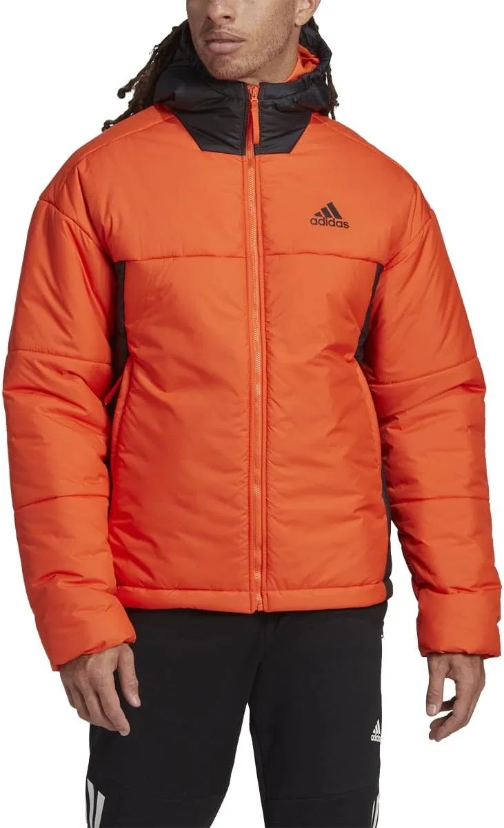 Мужская куртка adidas Bsc с тремя полосками и капюшоном
