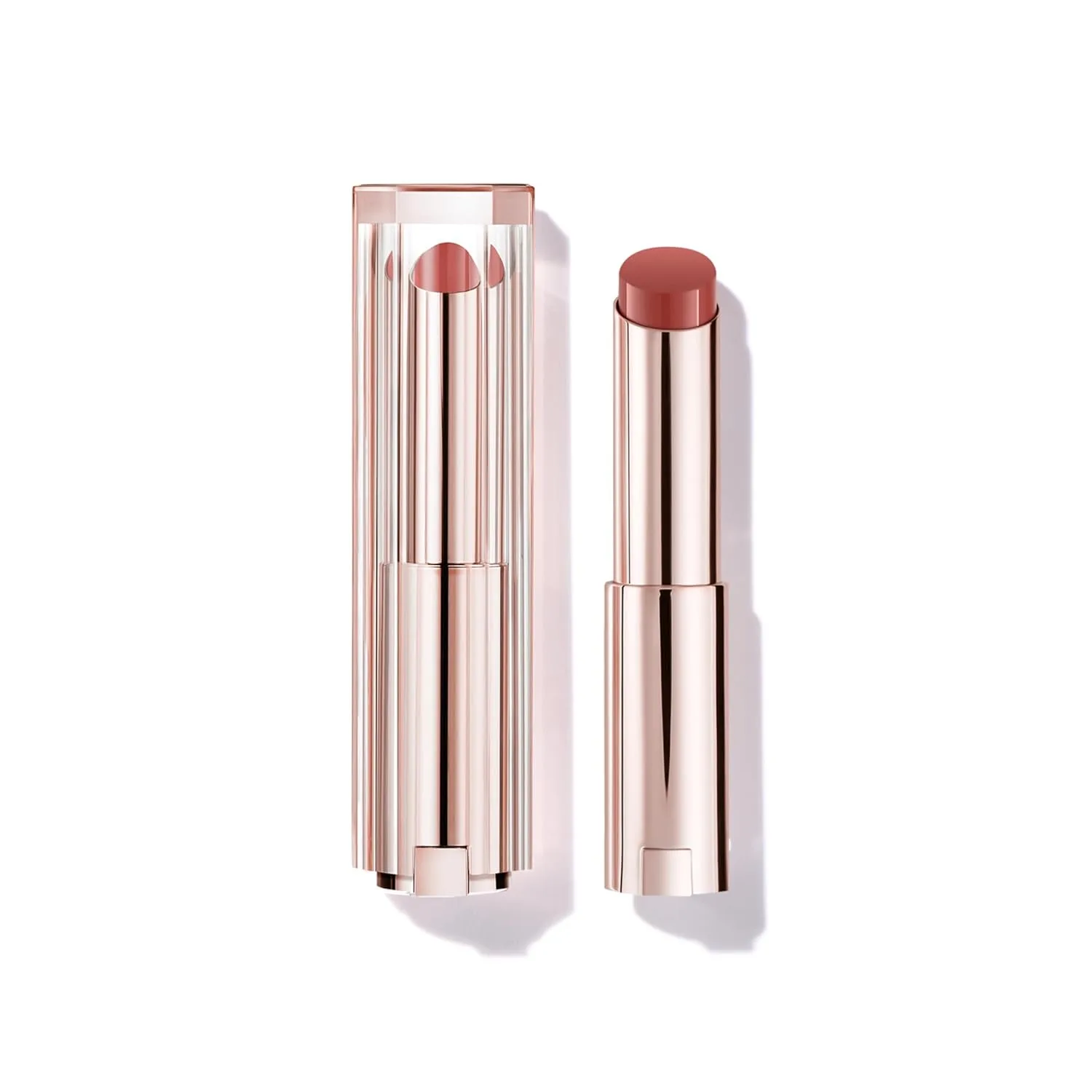 Увлажняющий бальзам для губ Lancôme Lip Idôle Squalane-12 Butterglow - мгновенный блеск, 24-часовое увлажнение и регулируемая интенсивность цвета для гладких и увлажненных губ., 53 THE TEA IS HOT (Warm Rosy Brown)