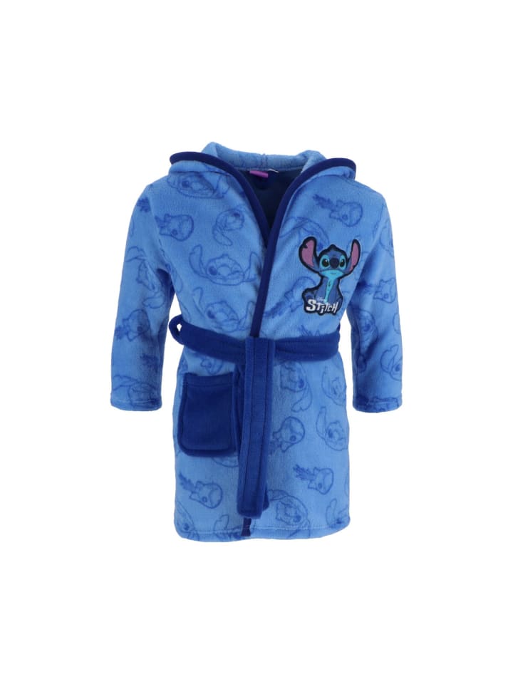 

Lilo & Stitch Детский халат Lilo & Stitch из кораллового флиса, синий