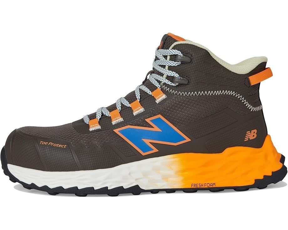 Мужские рабочие кроссовки New Balance Fresh Foam Cremorne Chocolate Comp Toe VER404, коричневый — фото 3
