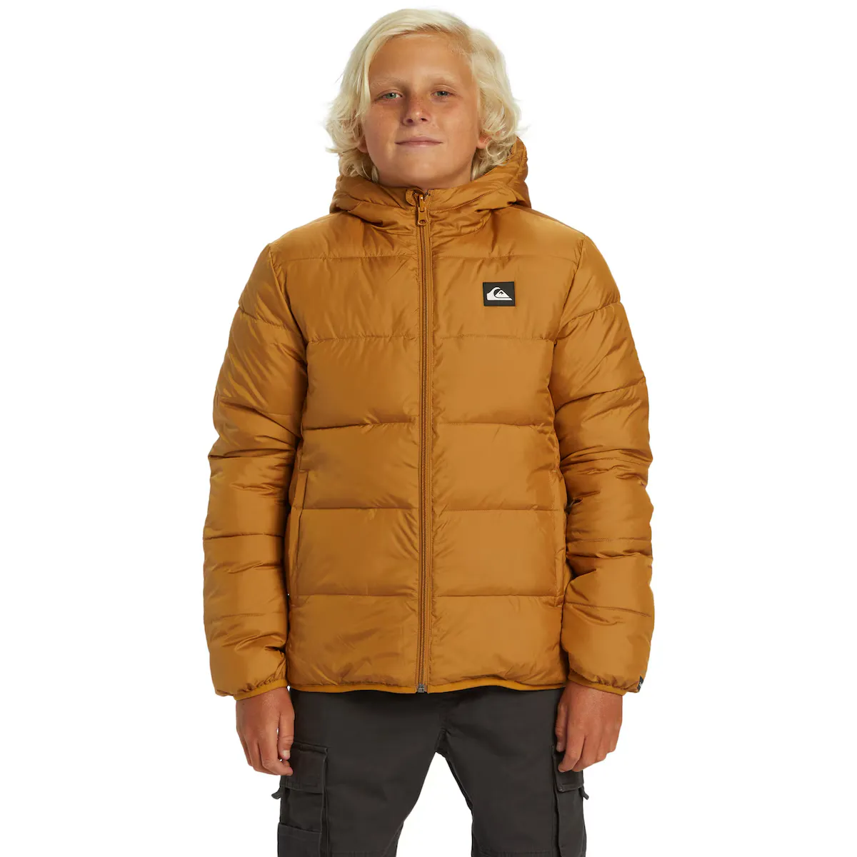 

Детская куртка Quiksilver Scaly Reversible, коричневый