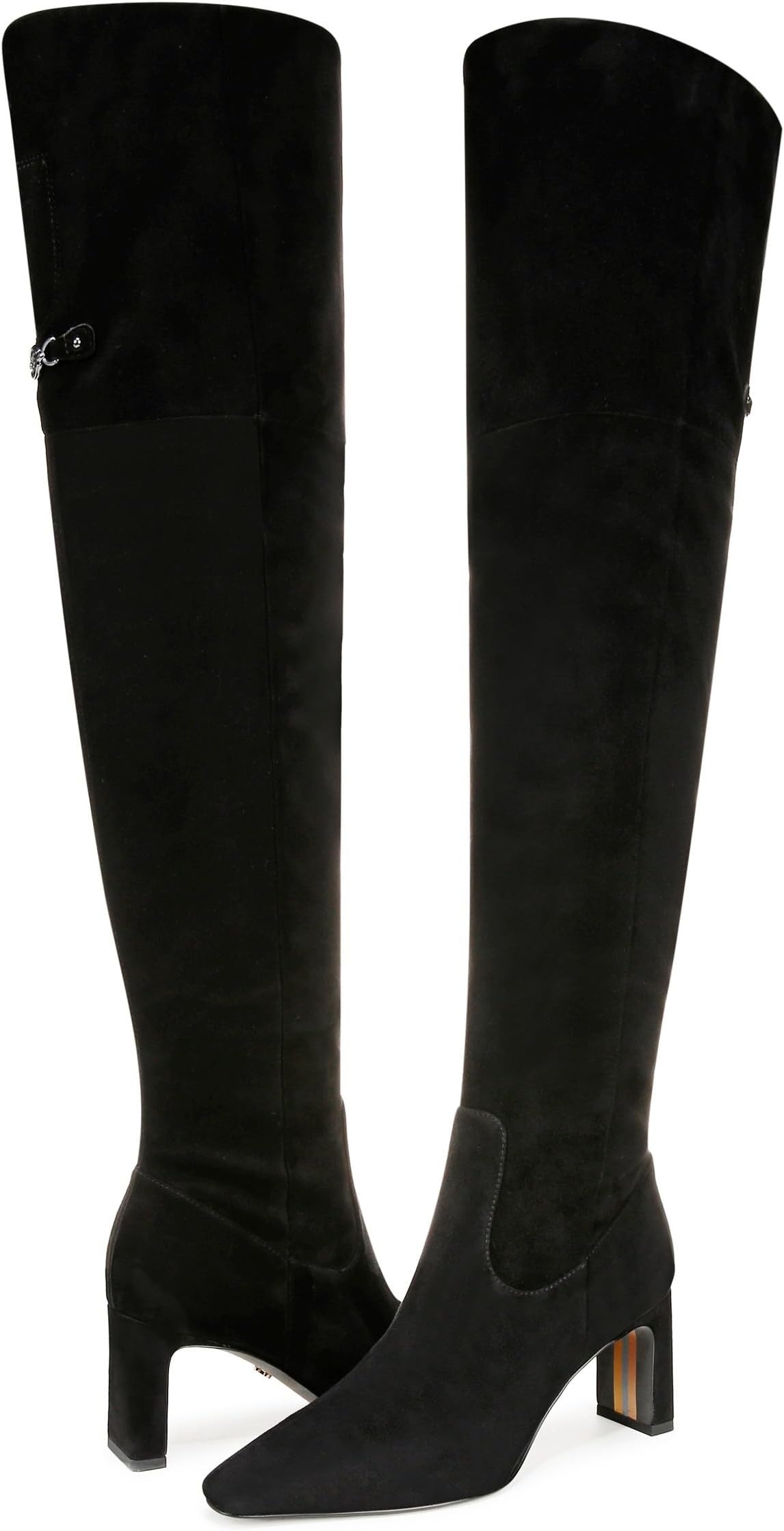 Ботинки Sam Edelman Shea, цвет Black Suede Wide Calf