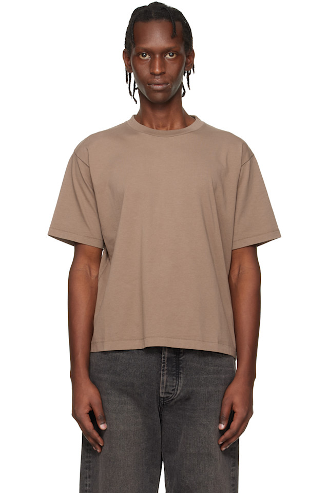 

Hope Коричневая свободная футболка