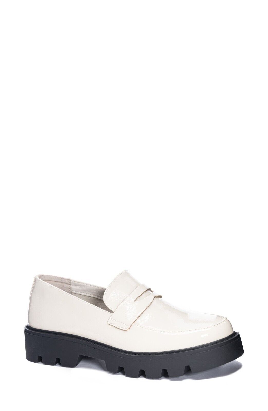 Chinese Laundry Playback Loafers женские US 10 кремовые лаковые платформы KHD651 — фото 4