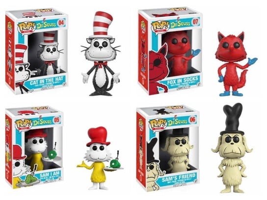 

Funko POP! Книги, коллекционная фигурка, Dr. Сьюз, Лиса в носках