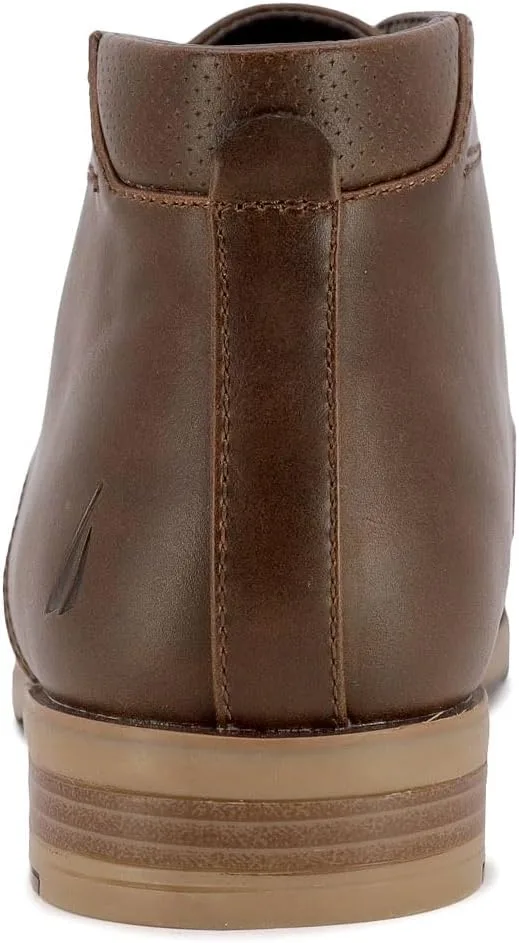 Мужские ботинки Nautica Vega Chukka на шнуровке, оксфордские ботинки в стиле «десерт», коричневый — фото 4