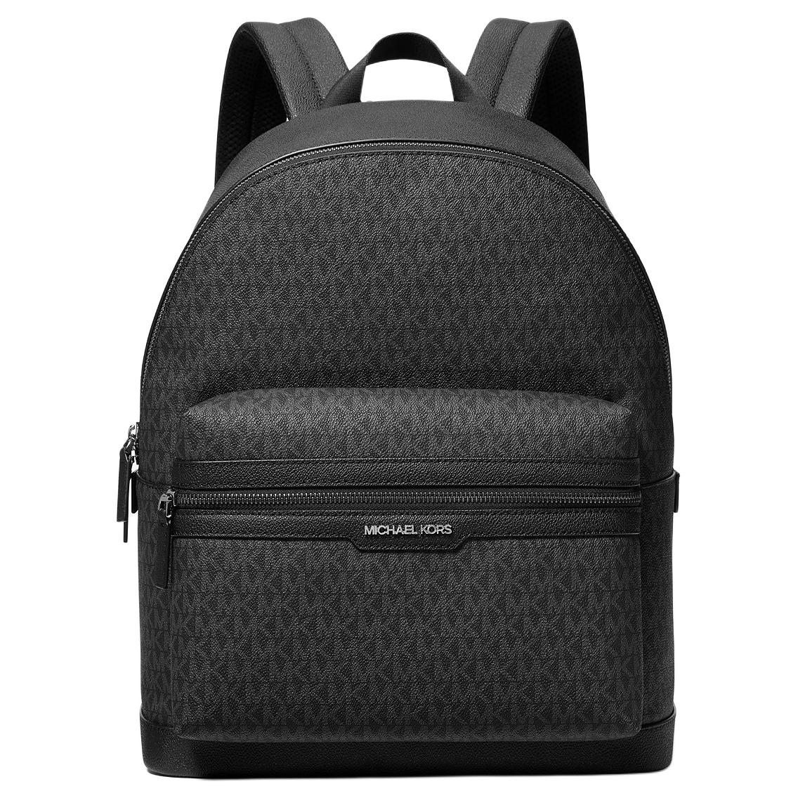 

Рюкзак из лакированного холста MK Cooper черный мужской MICHAEL KORS