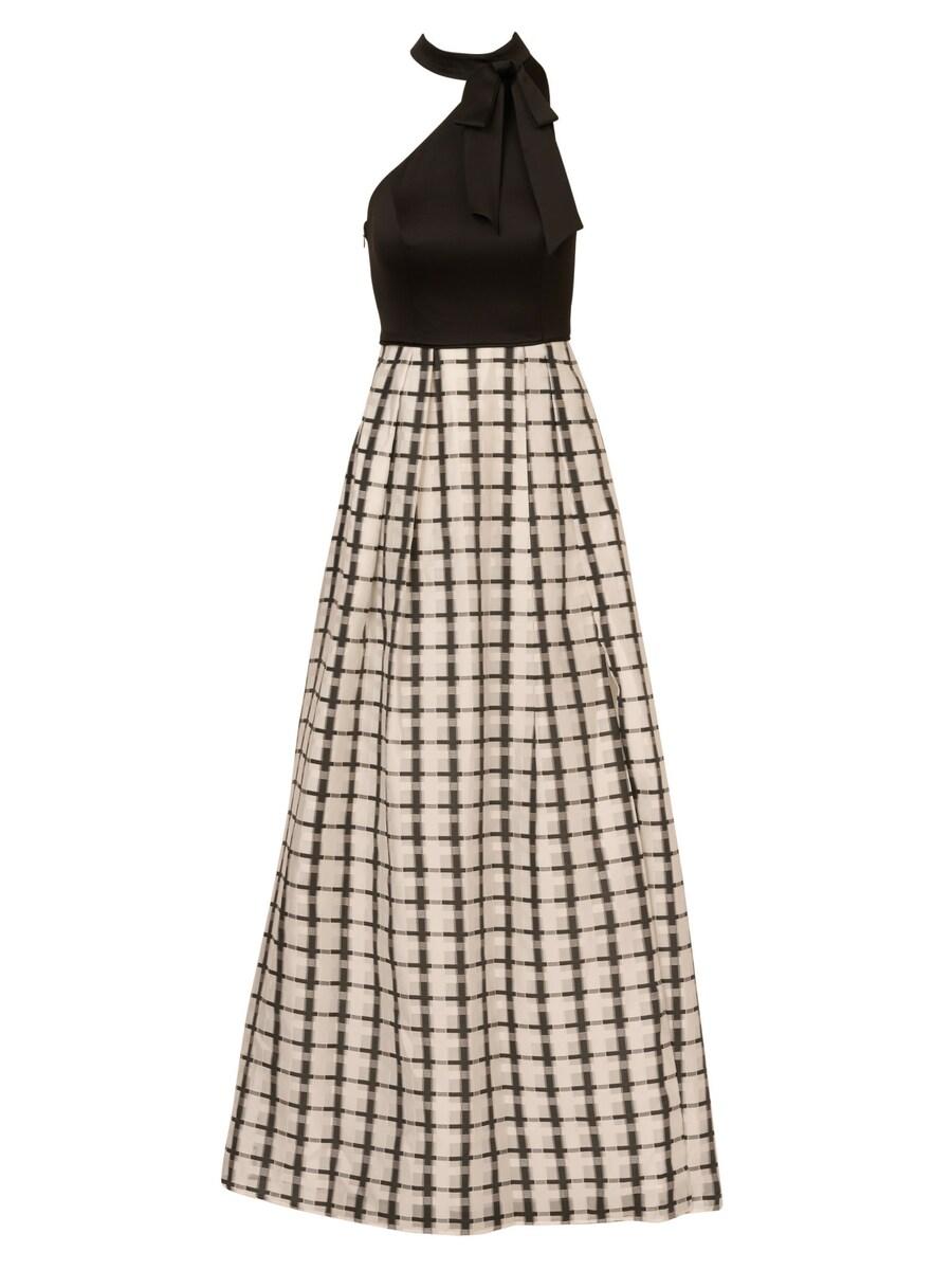 

Вечернее платье Adrianna Papell Plaid Combo Gown, черный