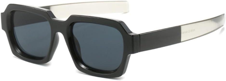 

Солнцезащитные очки LVTFCO Cool Square для женщин и мужчин, винтажные солнцезащитные очки с плоской верхней частью, защита от УФ-излучения UV400, серые, один размер, Grey