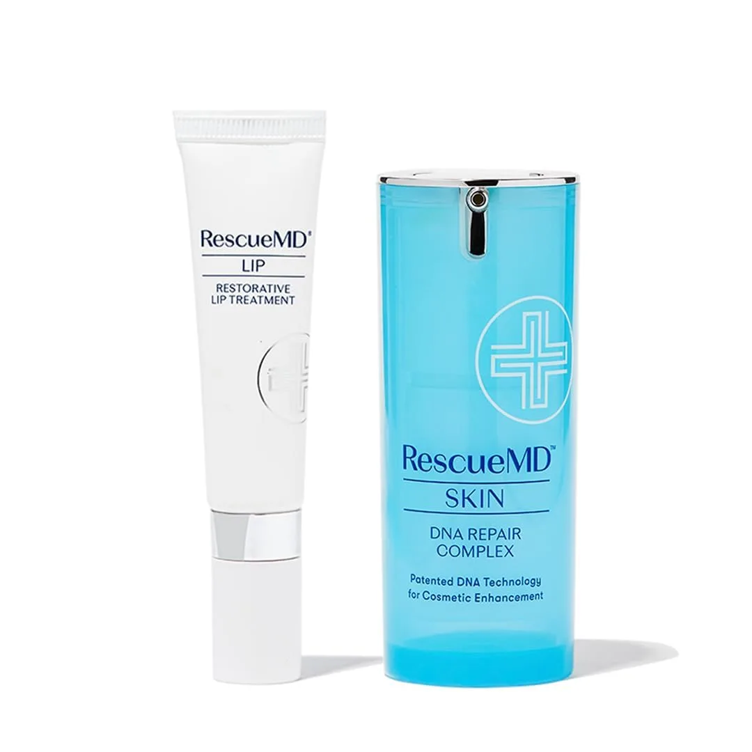 RescueMD Face & Lip Daily Essentials (15 мл комплекса для восстановления ДНК + 12 мл восстанавливающего средства для губ)